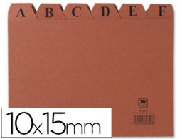 Indice fichero cartón Liderpapel nº 3 100x150 mm.